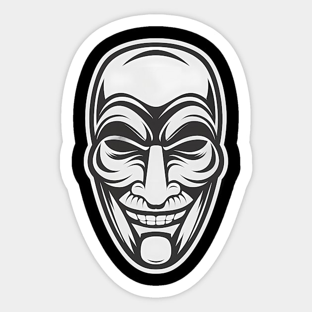 Anonymous Mask Sticker by Teeium